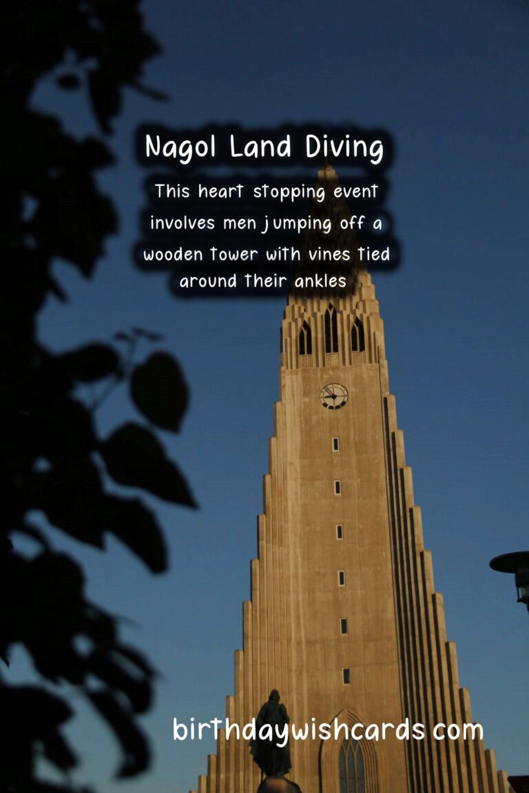July – Nagol Land Diving (Pentecost Island Tradition)