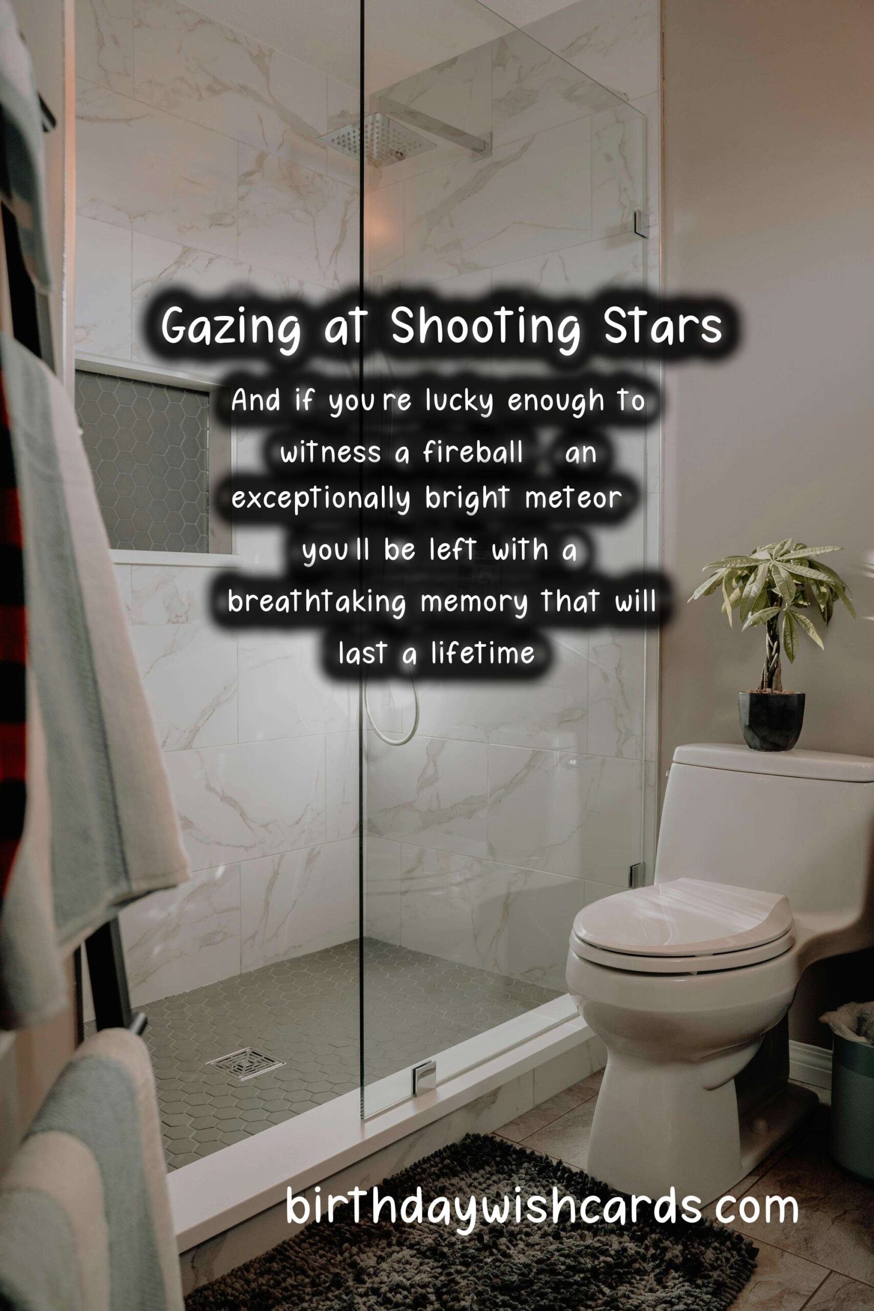 Meteor Shower Wishes: Gazing at Shooting Stars