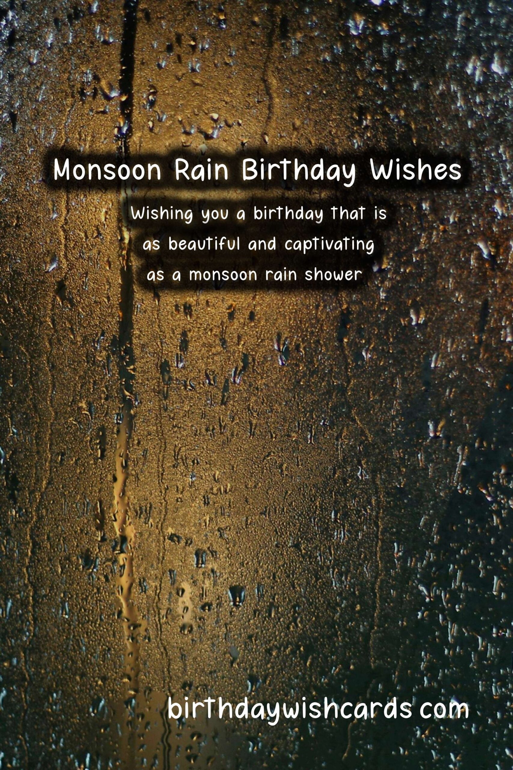 Monsoon Rain Birthday Wishes: Nourishing and Renewing Celebrations