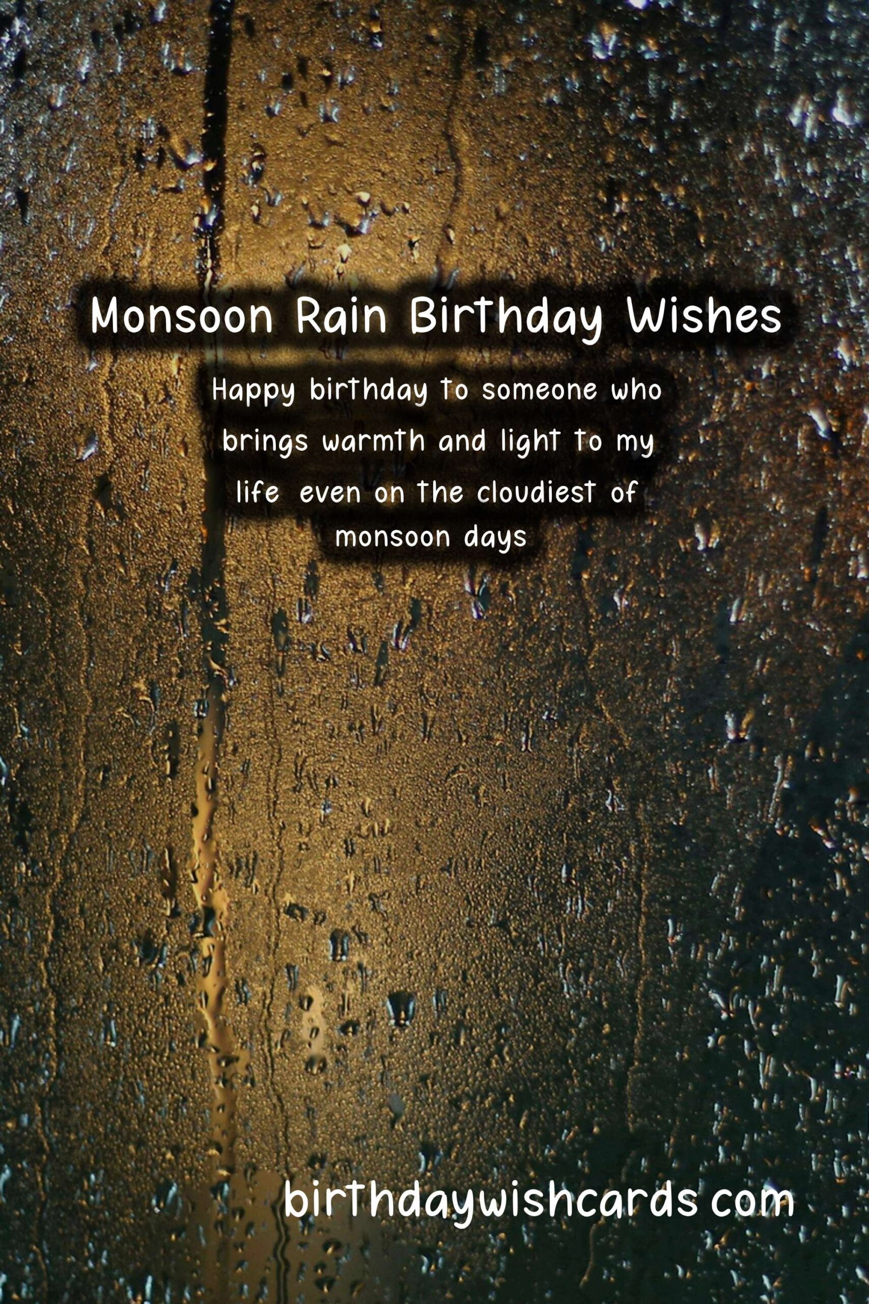 Monsoon Rain Birthday Wishes: Nourishing and Renewing Celebrations
