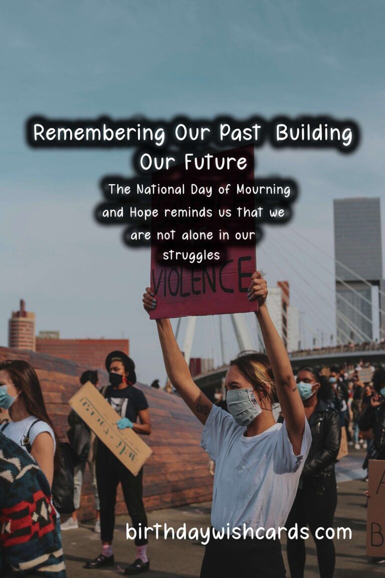 National Day of Mourning and Hope – November 14