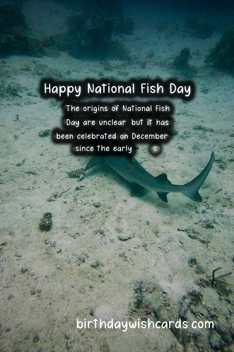 National Fish Day – December 21: Celebrating the Wonderful World of Fishes!