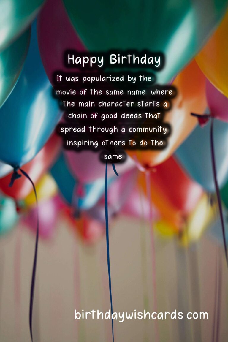 Pay It Forward: Kind Deeds For A Birthday To Remember