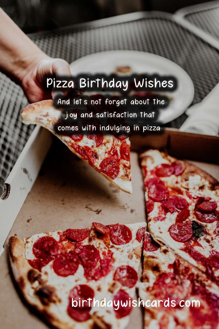 Pizza Birthday Wishes: Comforting Celebrations and Tasty Treats