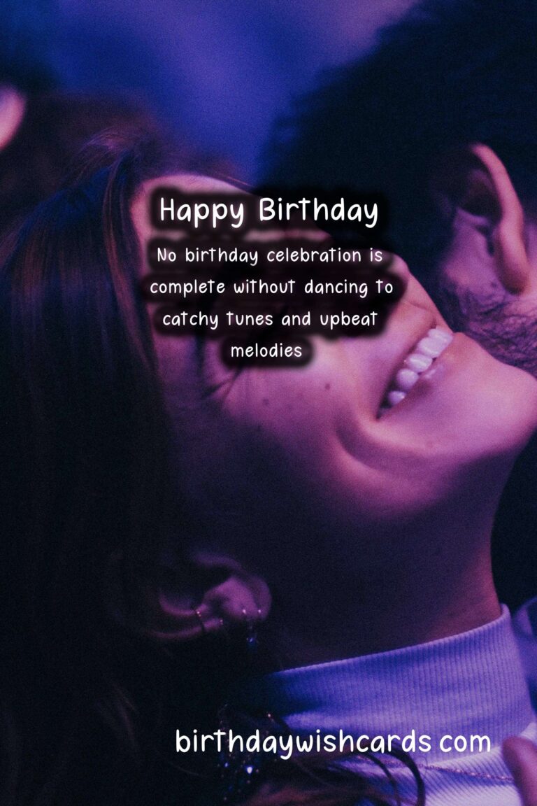 Pop Birthday Wishes: Dancing to Catchy Tunes and Upbeat Melodies