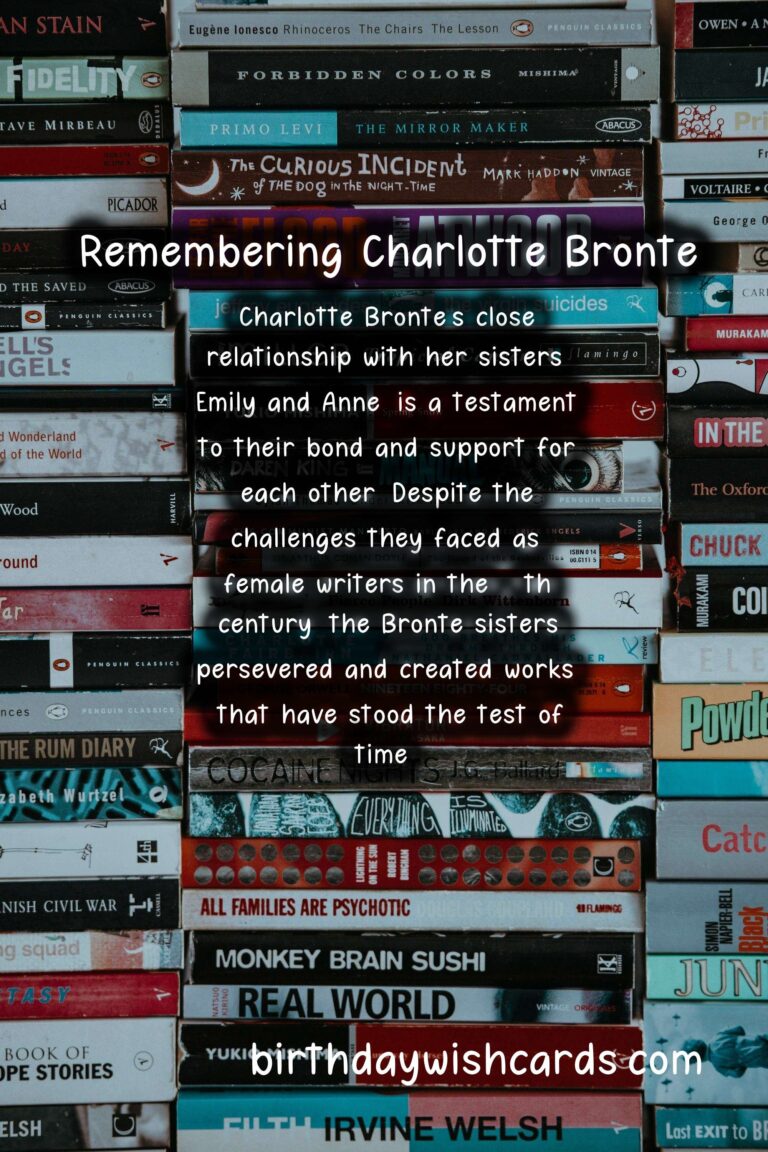 Remembering Charlotte Bronte: Celebrating Her Birthday with Quotes and Love from the Bronte Sisters