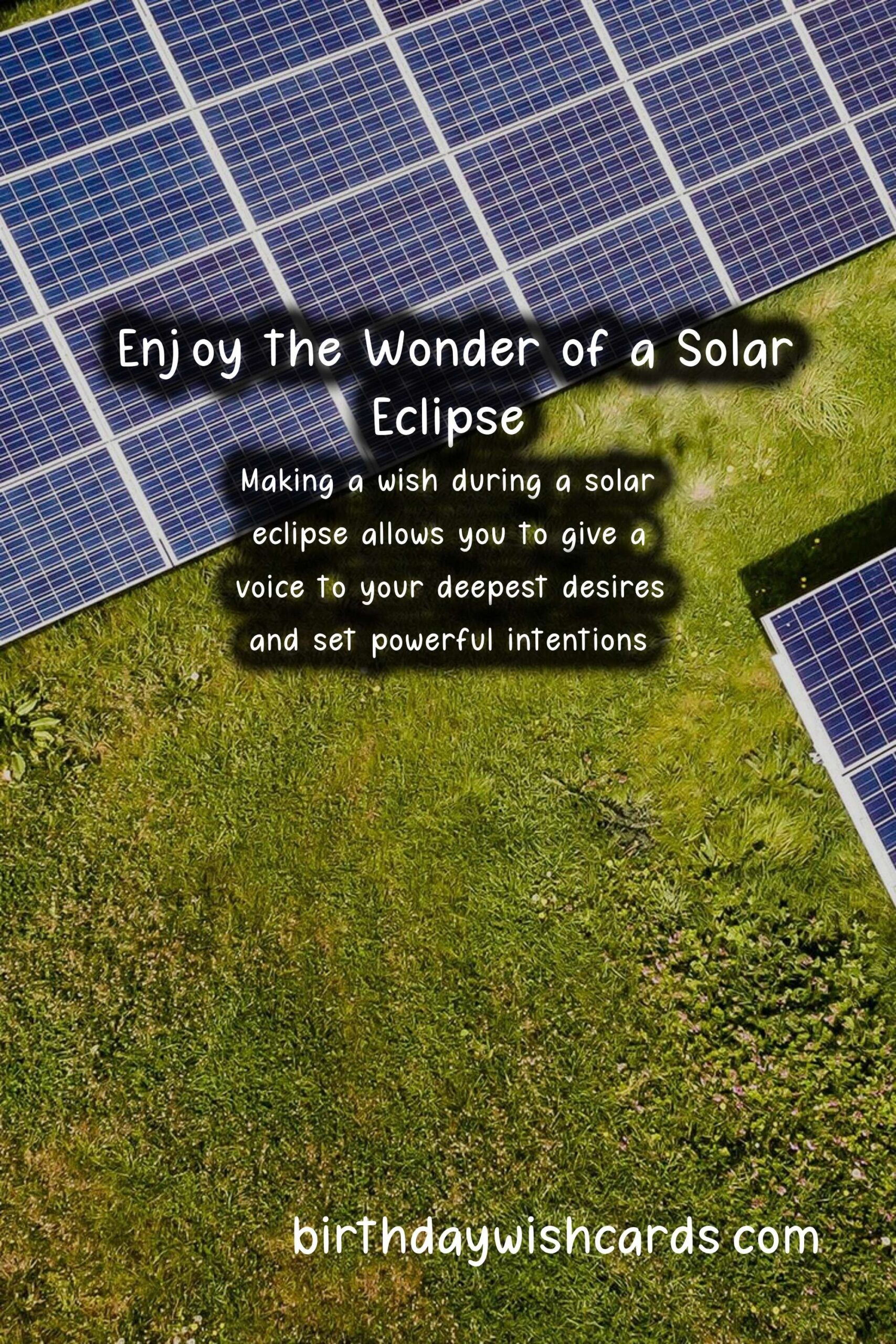Birthday Wish Cards | Solar Eclipse Wishes: A Moment of Wonder