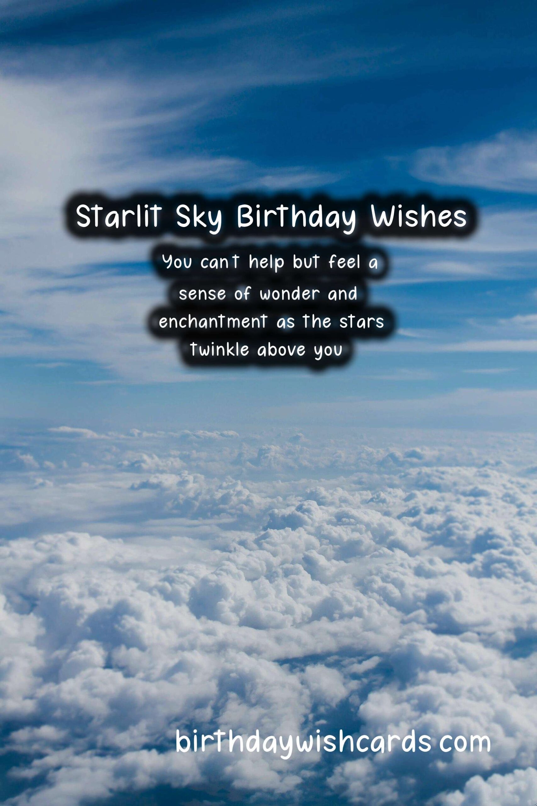 Starlit Sky Birthday Wishes: Magical and Dreamy Celebrations