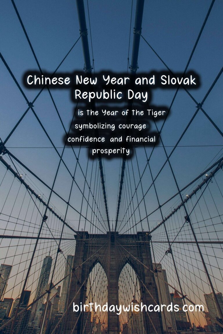 The Celebrations of Chinese New Year and Slovak Republic Day