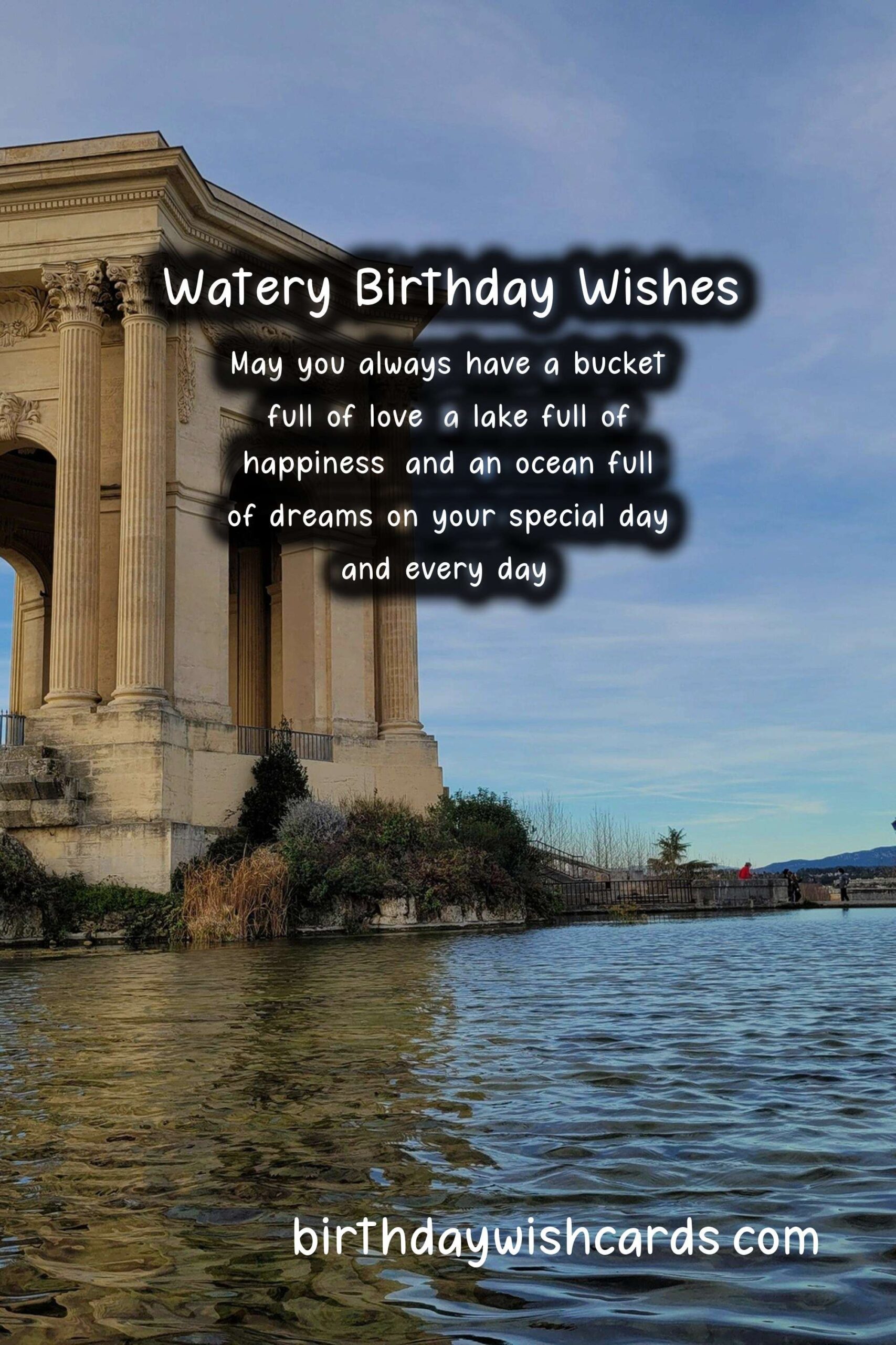 Watery Birthday Wishes: Flowing with Joy and Harmony