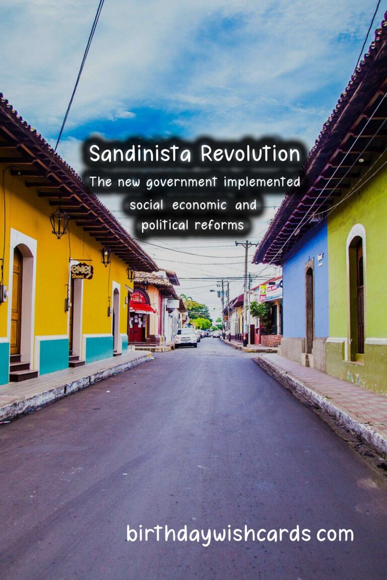 Anniversary of the Sandinista Revolution – July 19