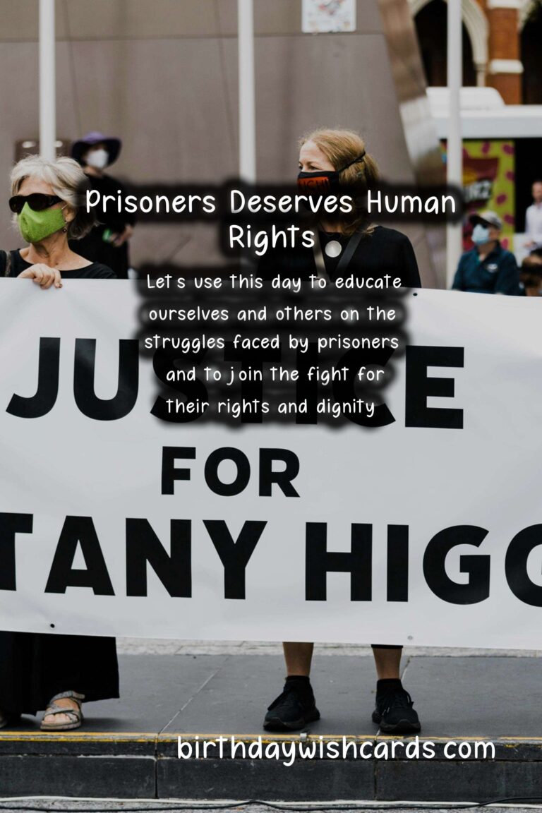 April 10 (2021): Prisoner’s Day – A Day to Remember the Struggles and Rights of Prisoners