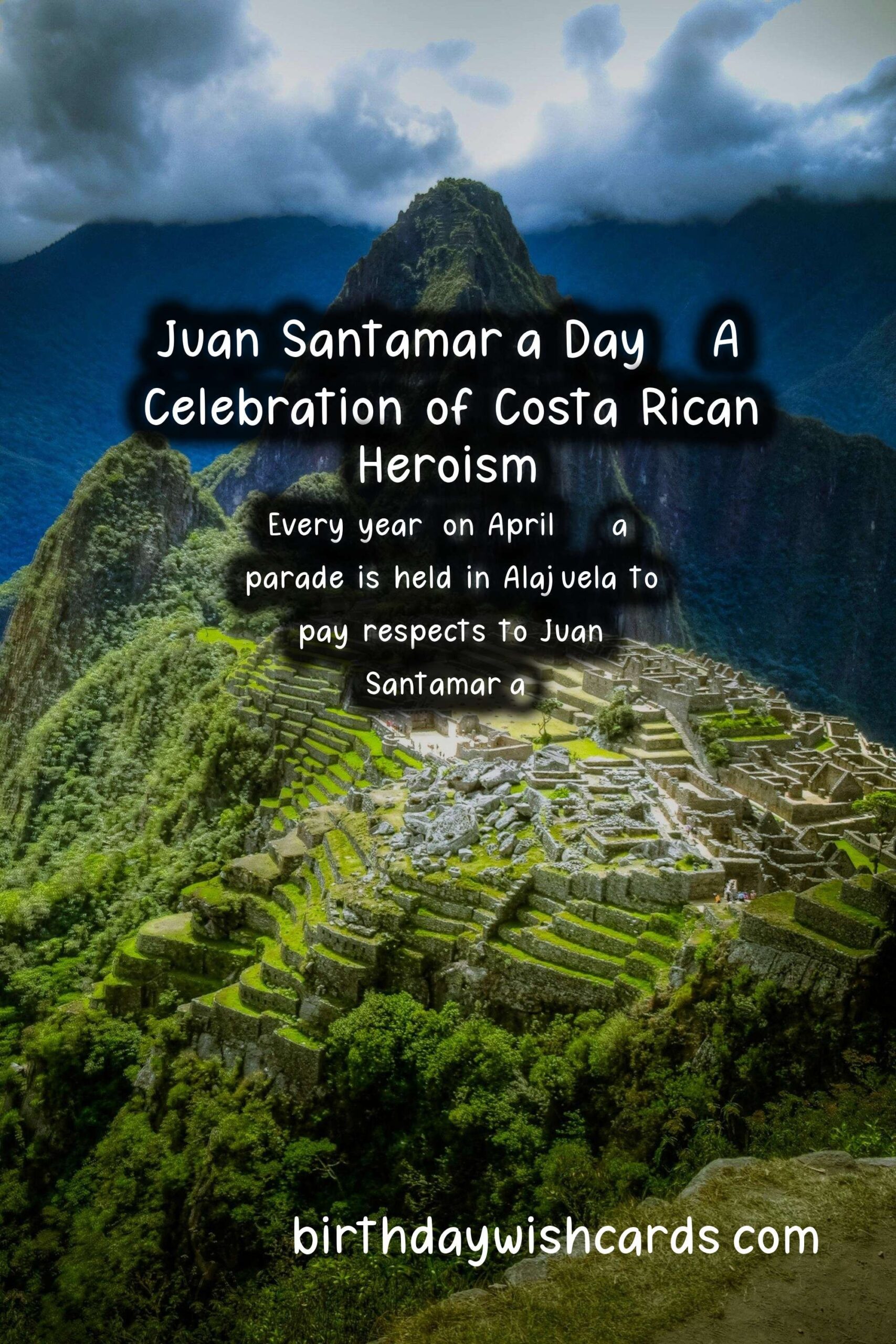 Birthday Wish Cards | April 11: Juan Santamaría Day - A Celebration of Costa Rican Heroism