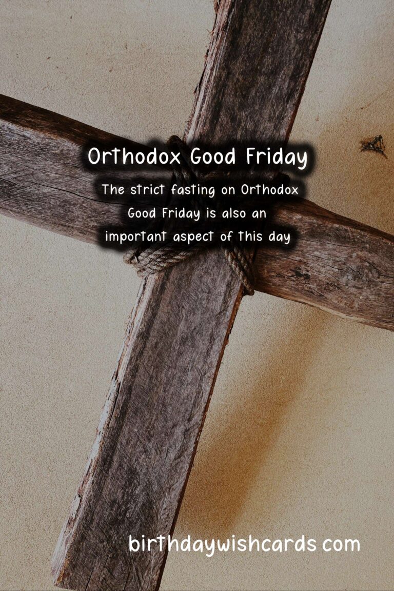 April 14 – Orthodox Good Friday