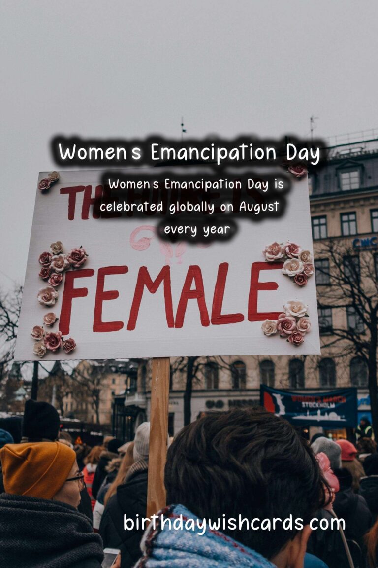 August 26: Women’s Emancipation Day – A Celebration of Female Empowerment