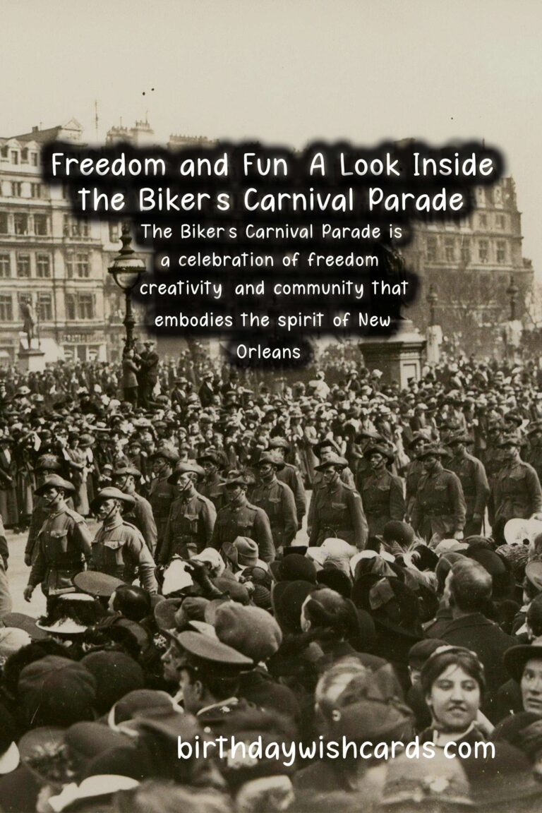 Biker’s Carnival Parade: A Celebration of Freedom and Fun