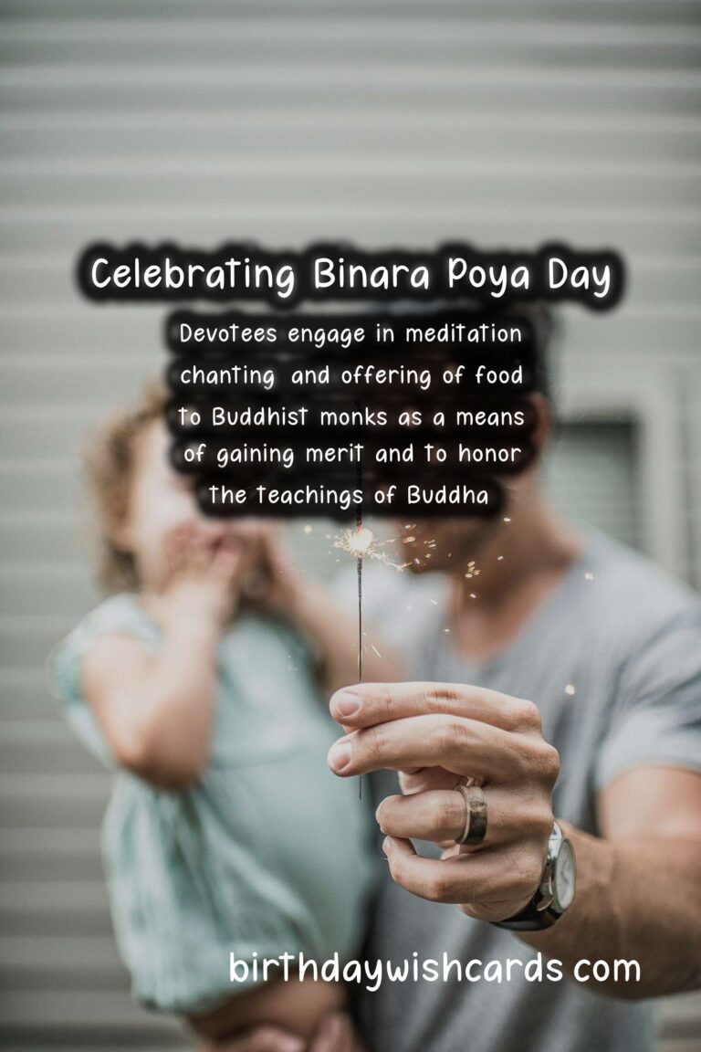 Binara Poya Day – Full Moon day in September