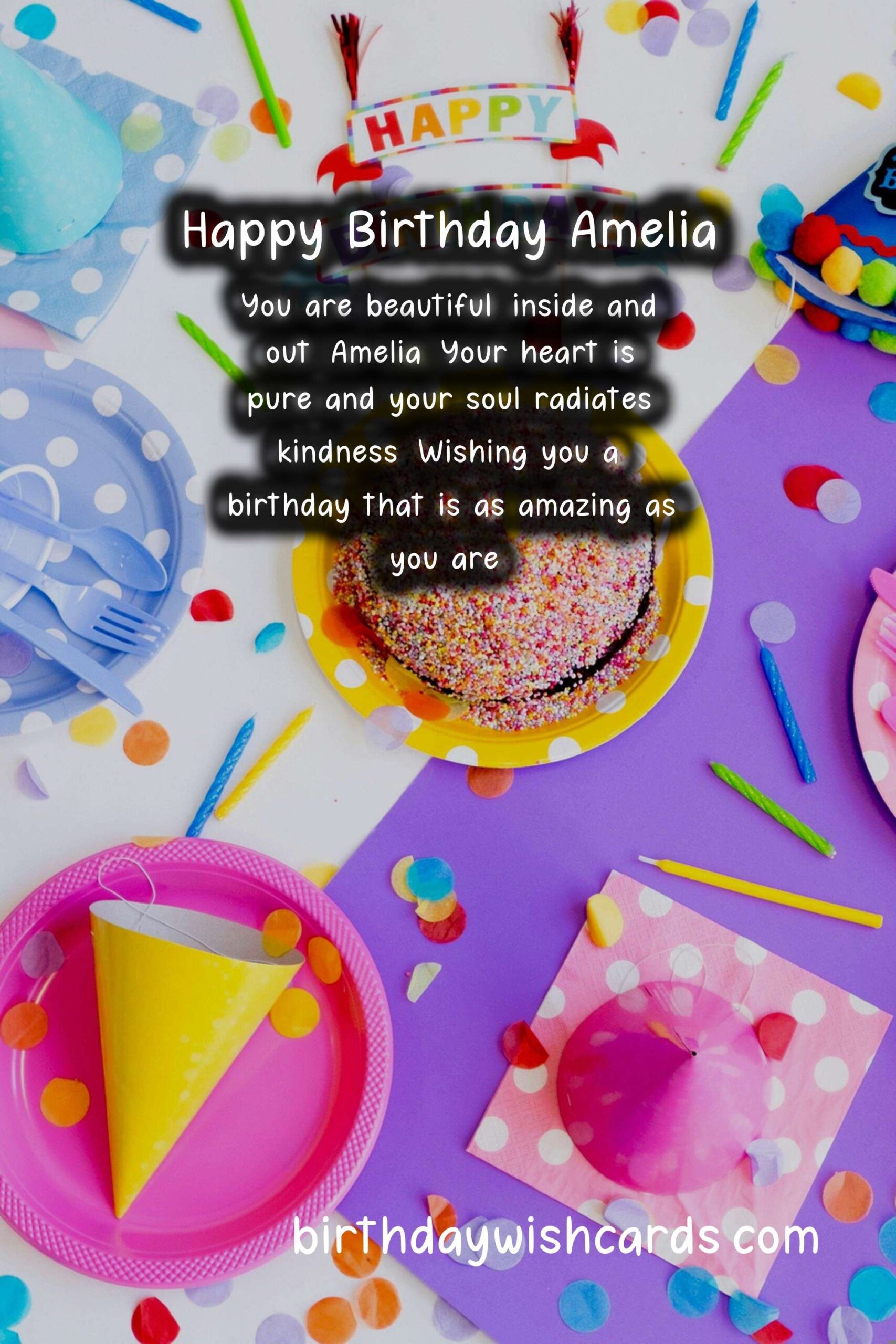 Birthday Wishes for Amelia: Charming Messages and Cute Images