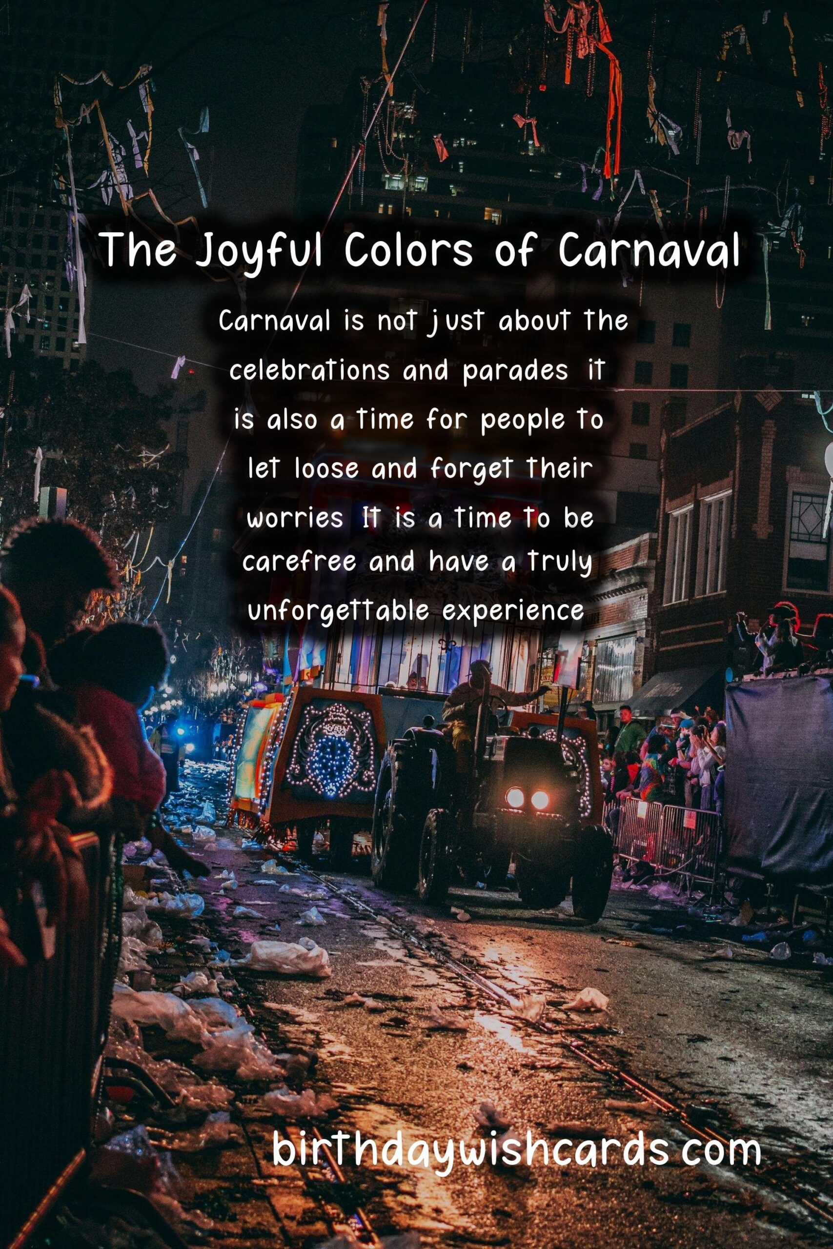 Carnaval (February) - A Celebration of Joy and Color