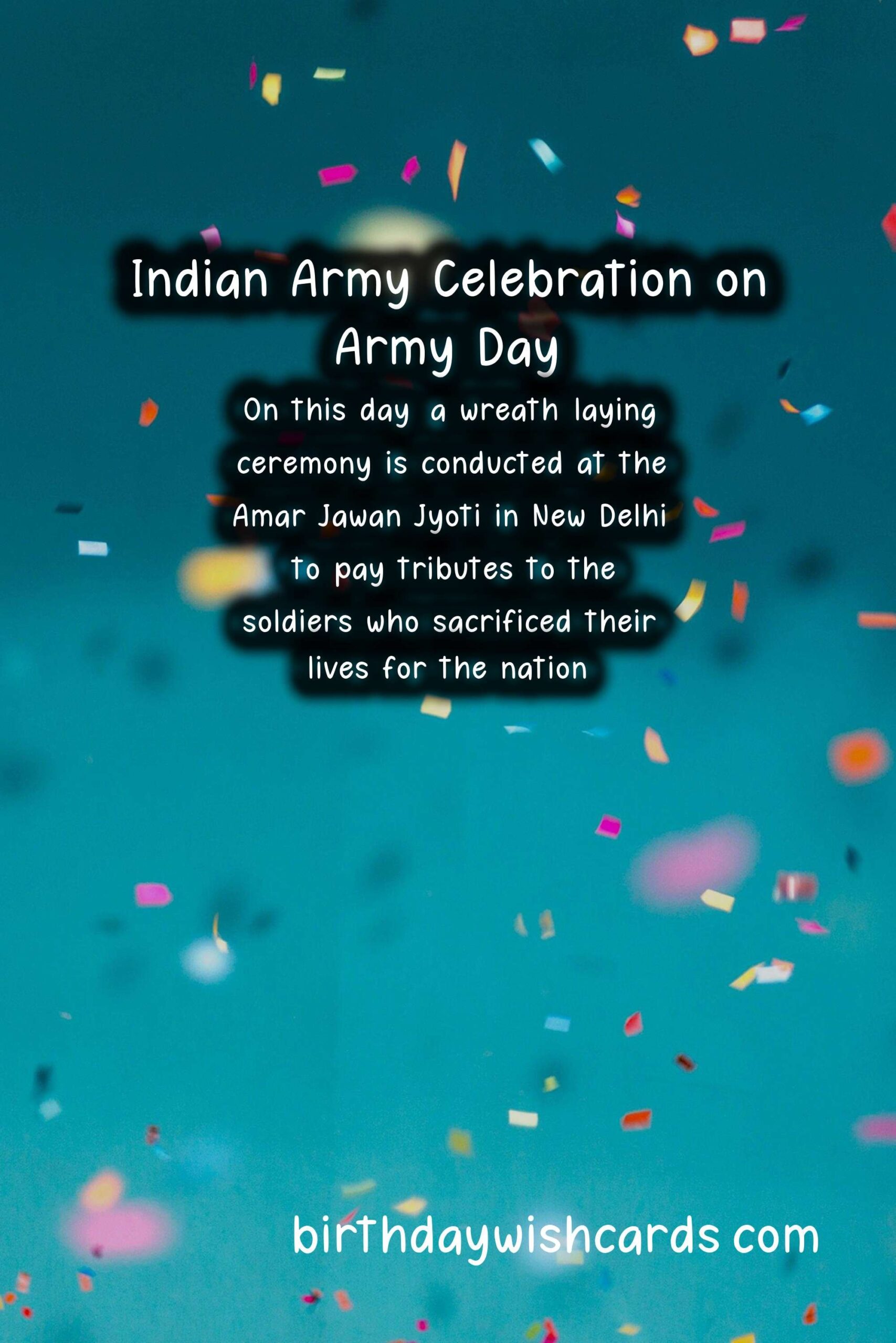 Birthday Wish Cards | Celebrate Army Day on February 21: Honoring the Courage and Bravery of our Men and Women in Uniform