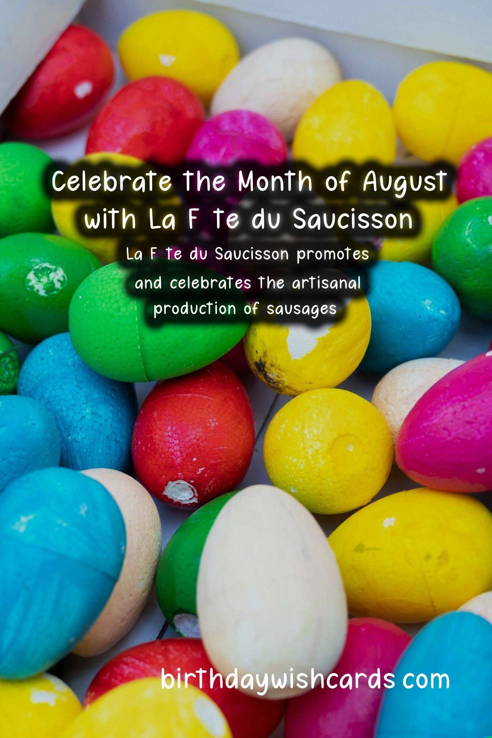Birthday Wish Cards | Celebrate August with La Fête du Saucisson