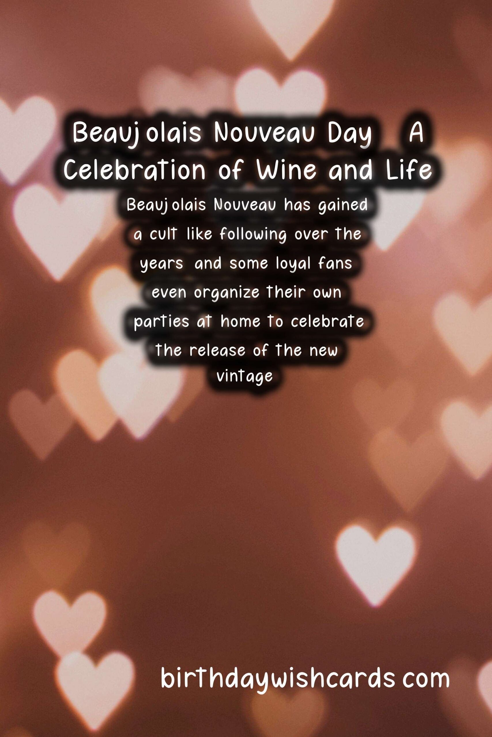 Celebrate Beaujolais Nouveau Day This November