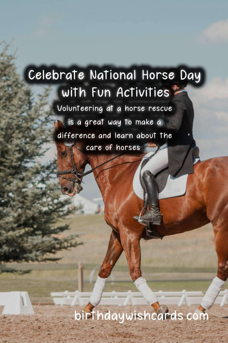 Celebrate July 30 – National Horse Day with These Fun Activities