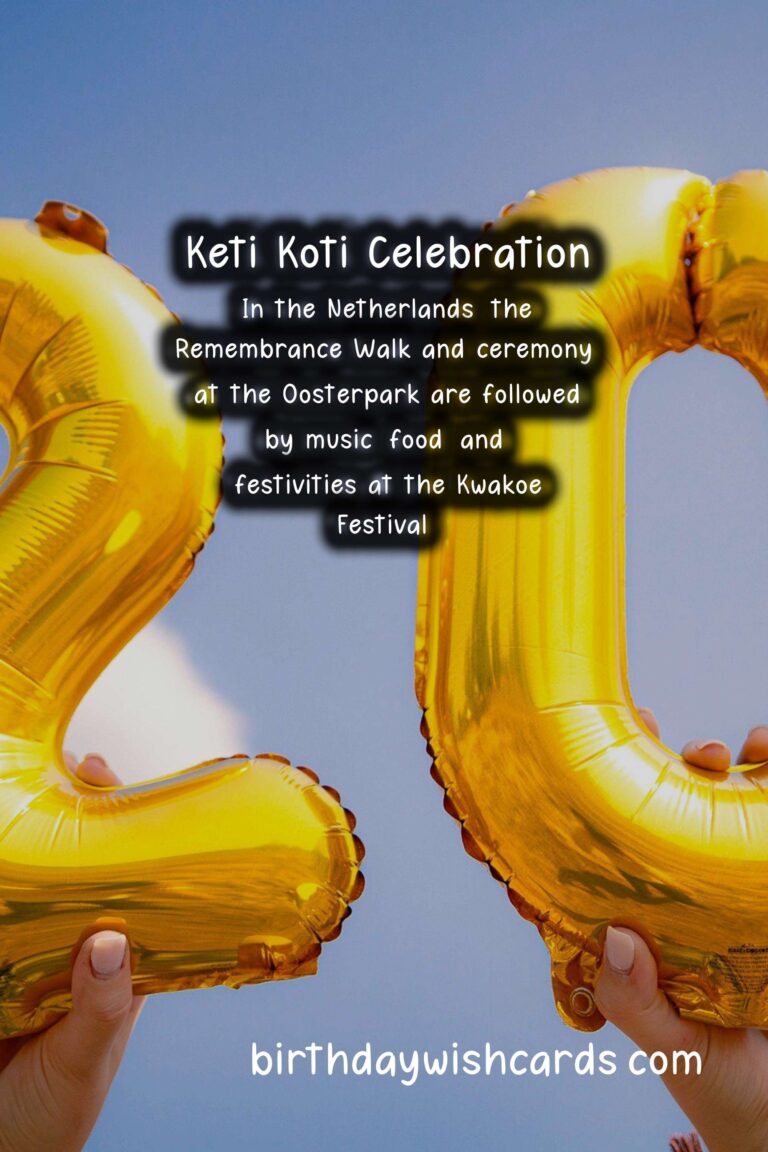 Celebrate Keti Koti (July) – A Time of Remembrance and Freedom