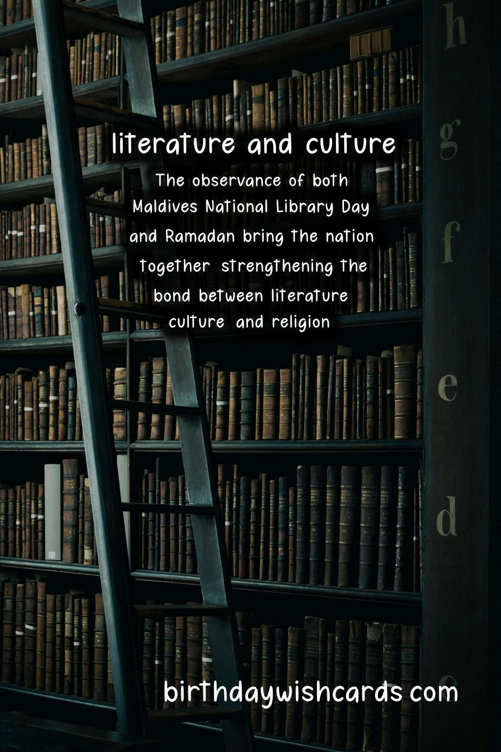 Celebrate Literature and Culture on Maldives National Library Day - September 12