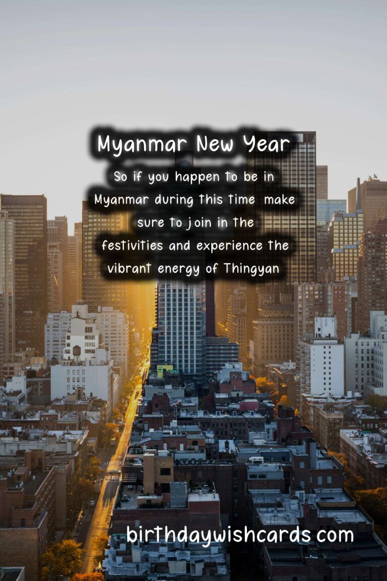 Celebrate Myanmar New Year – April 17
