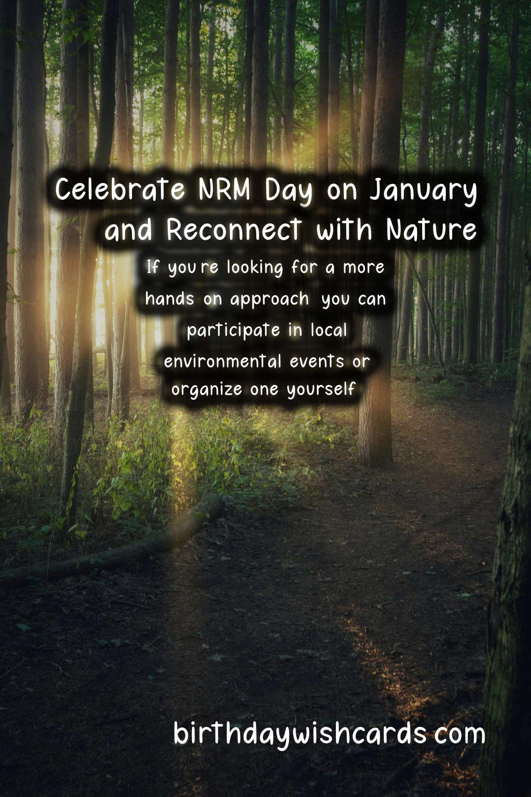 Celebrate NRM Day on January 26 and Reconnect with Nature
