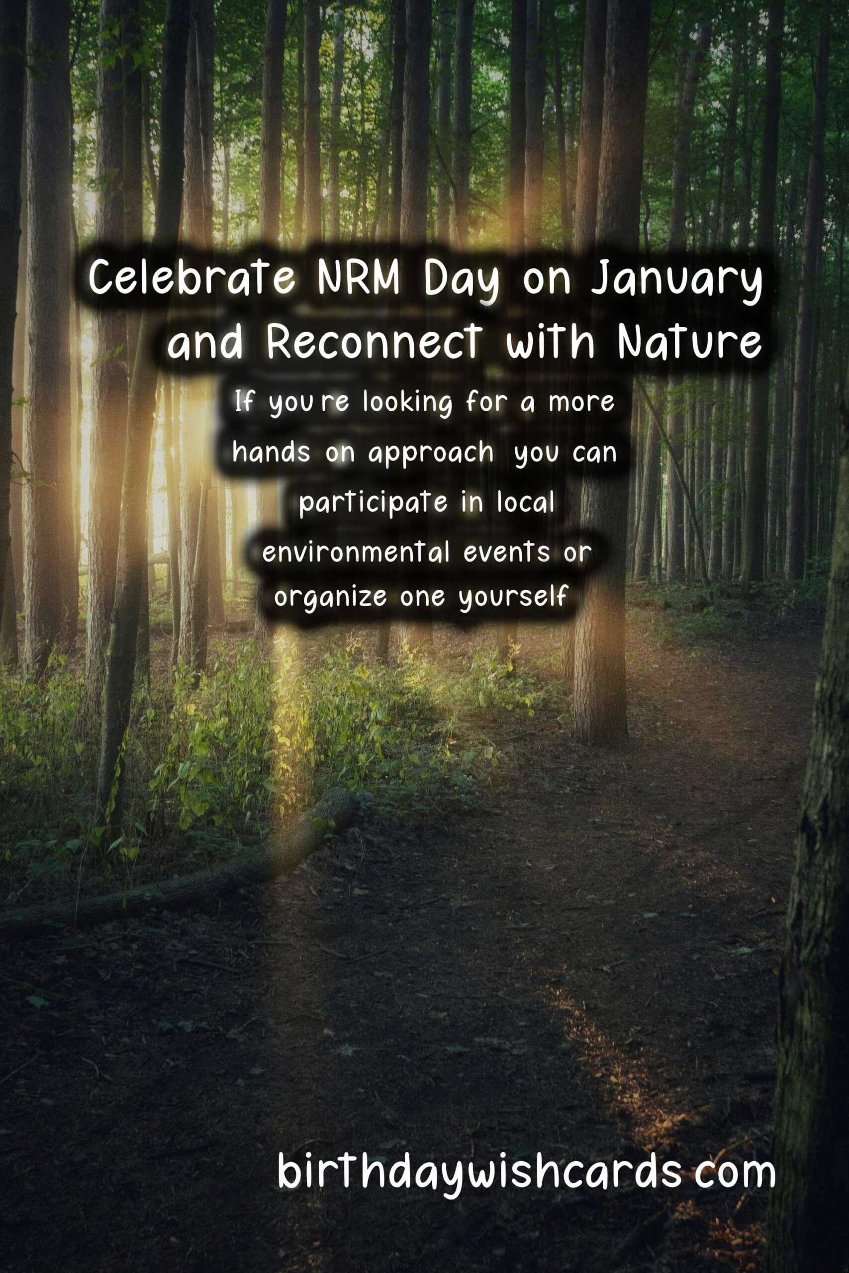 Celebrate NRM Day on January 26 and Reconnect with Nature