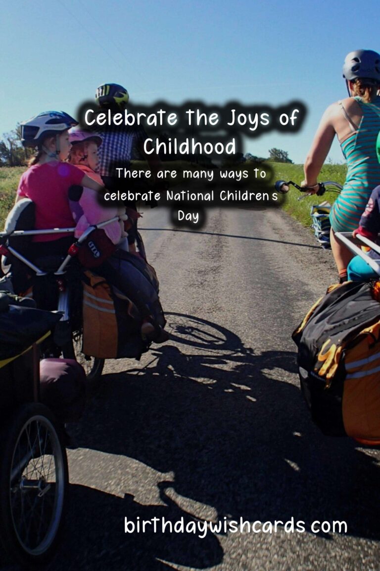 Celebrate National Children’s Day – March 17