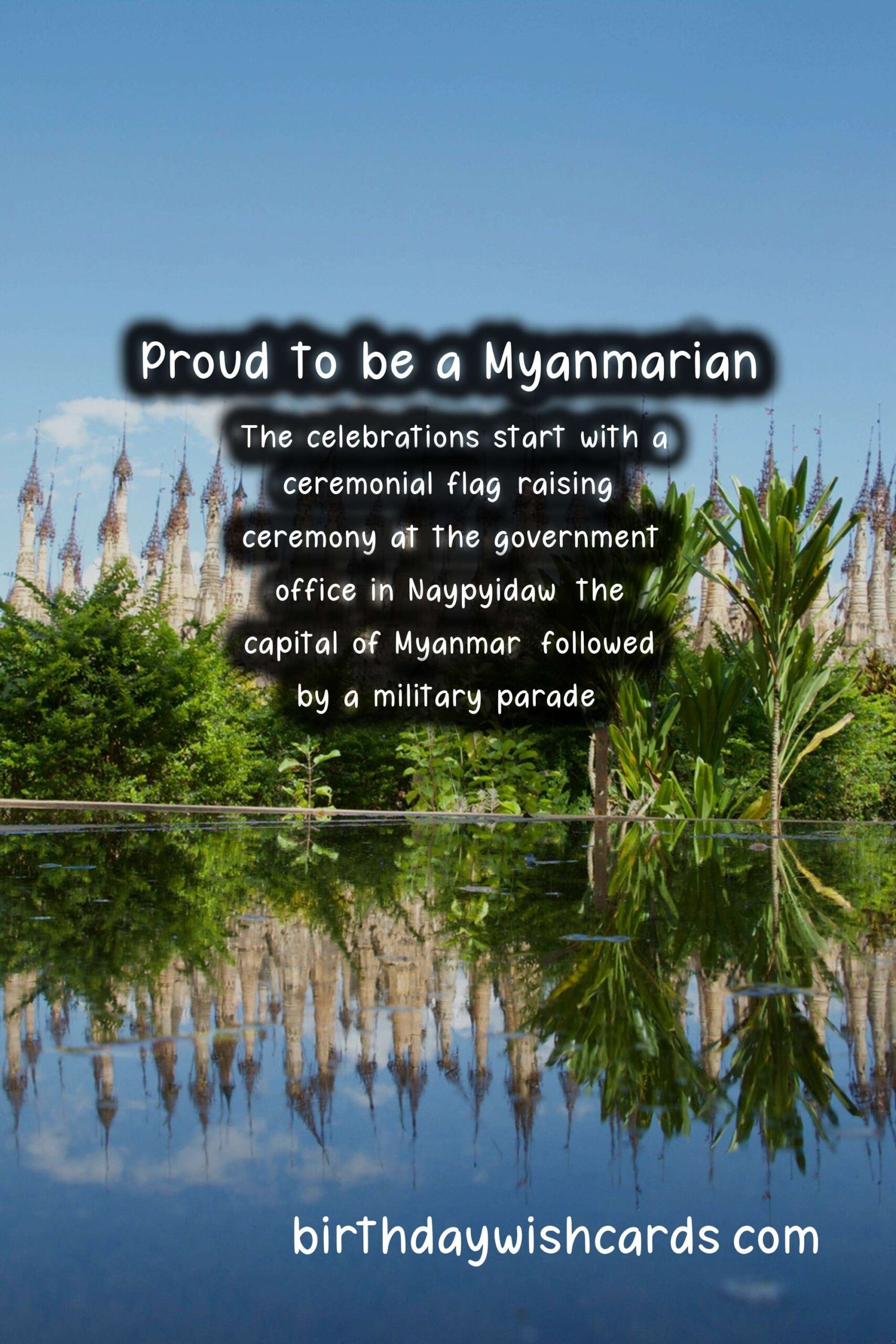 Celebrate National Day of Myanmar - November 22