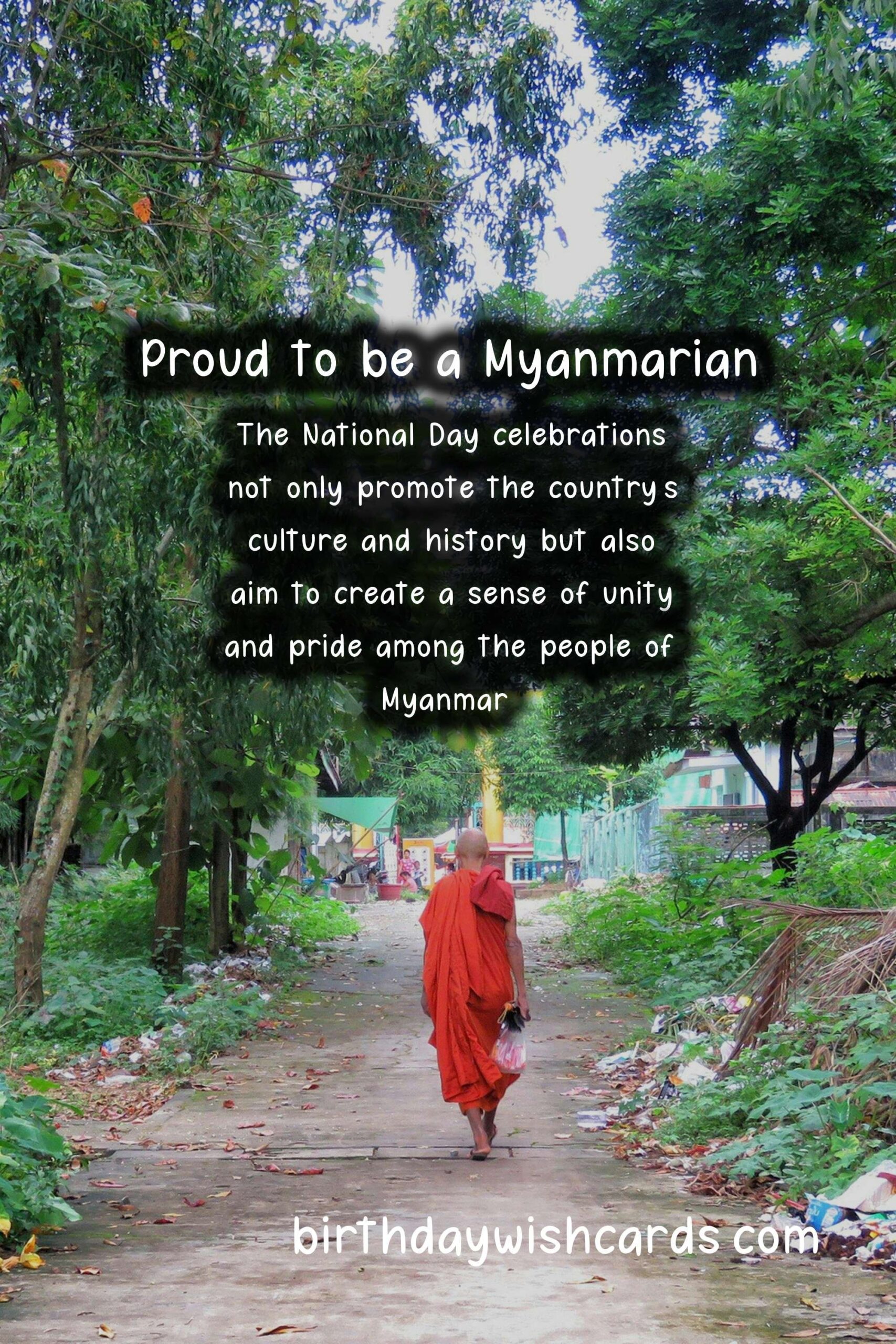 Celebrate National Day of Myanmar - November 22