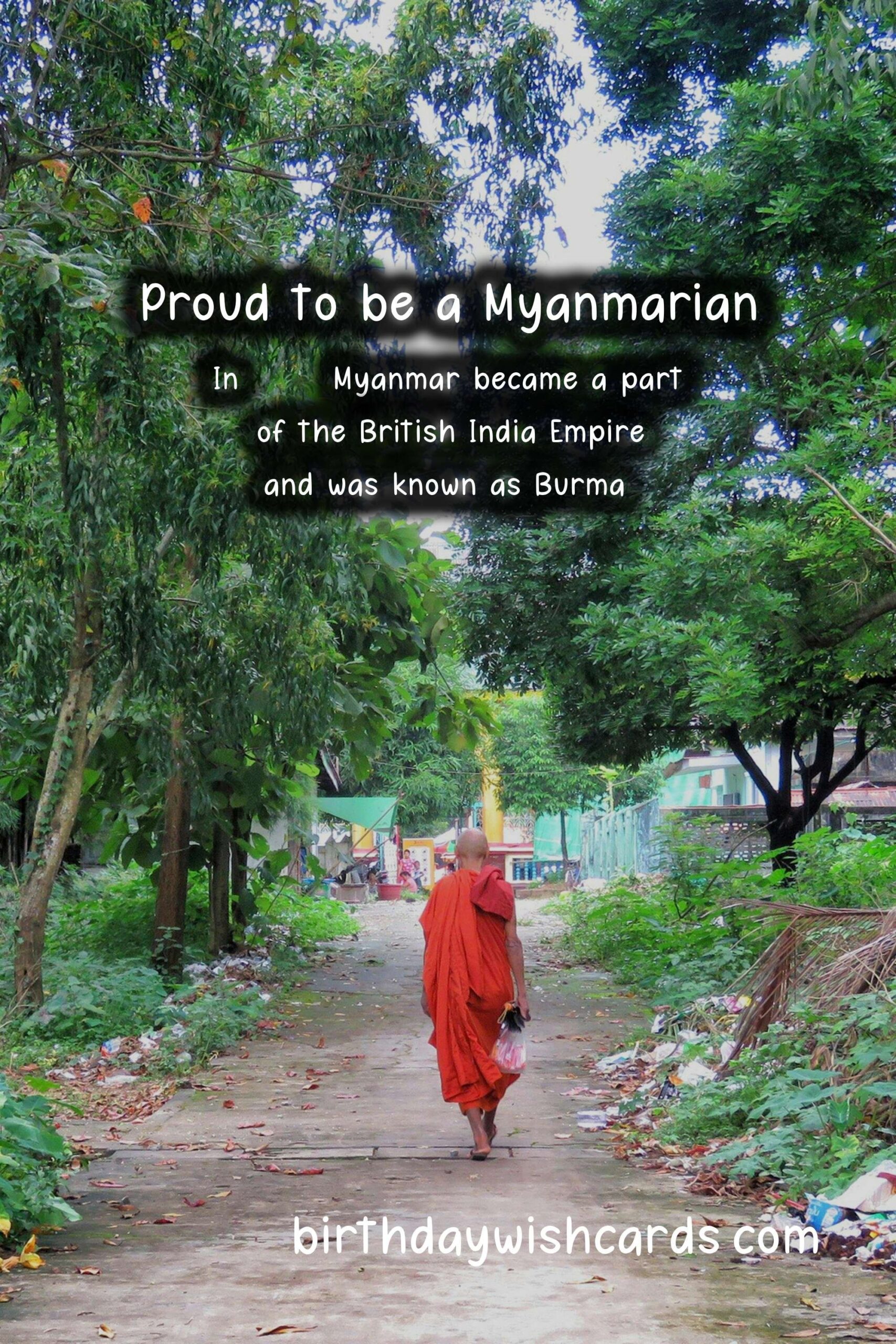 Celebrate National Day of Myanmar - November 22