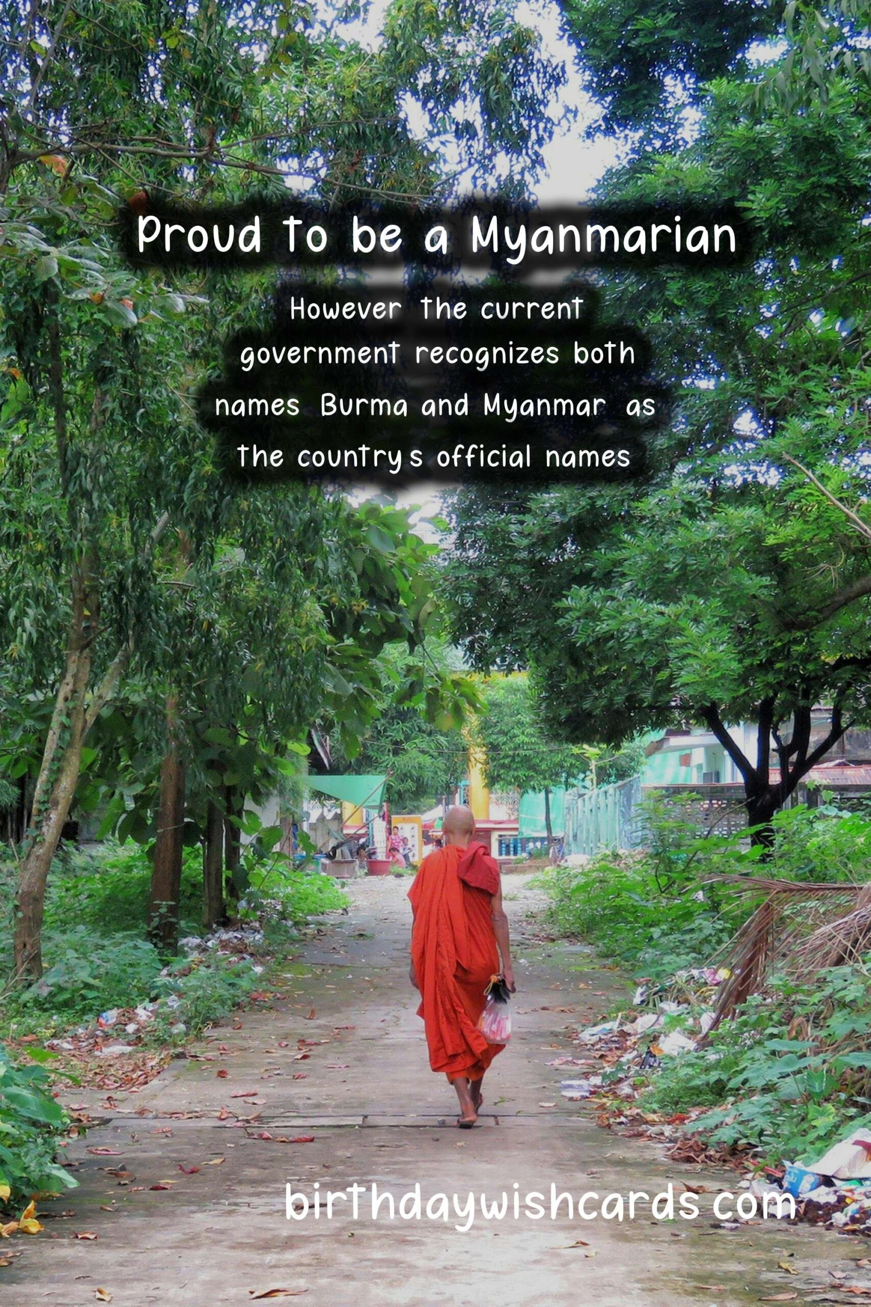 Celebrate National Day of Myanmar - November 22