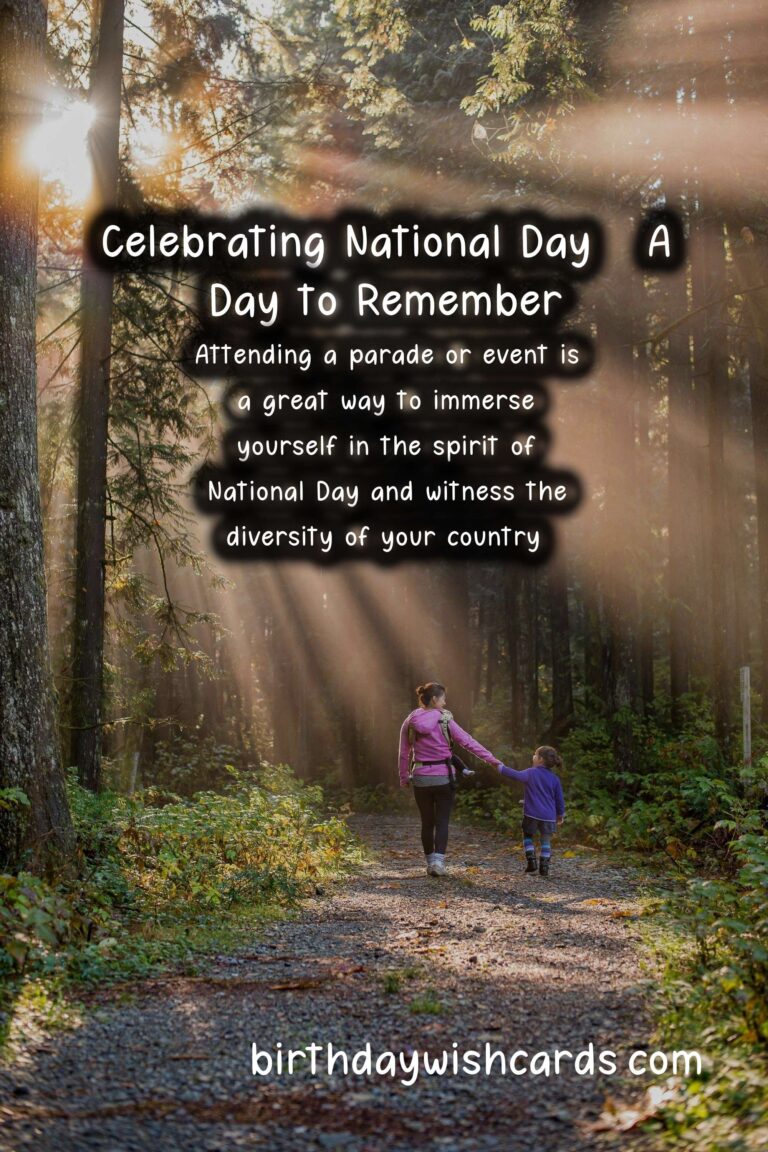 Celebrate National Day on December 10th