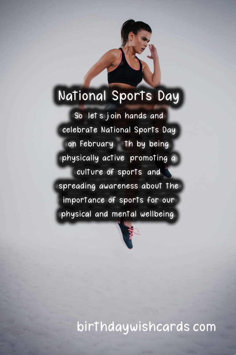 Celebrate National Sports Day on February 14