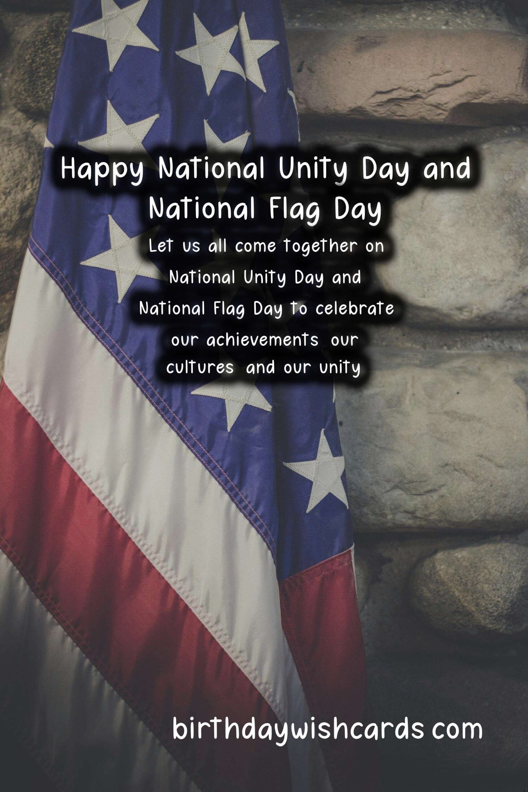 Celebrate National Unity Day and National Flag Day
