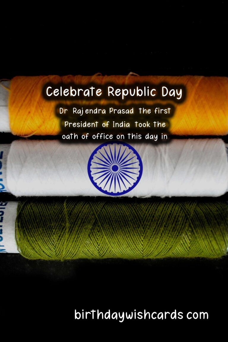 Celebrate Republic Day on November 29th
