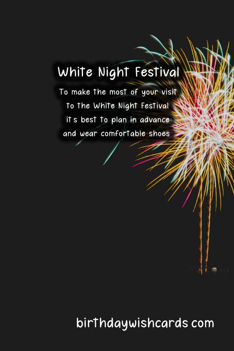 Celebrate September with White Night Festival