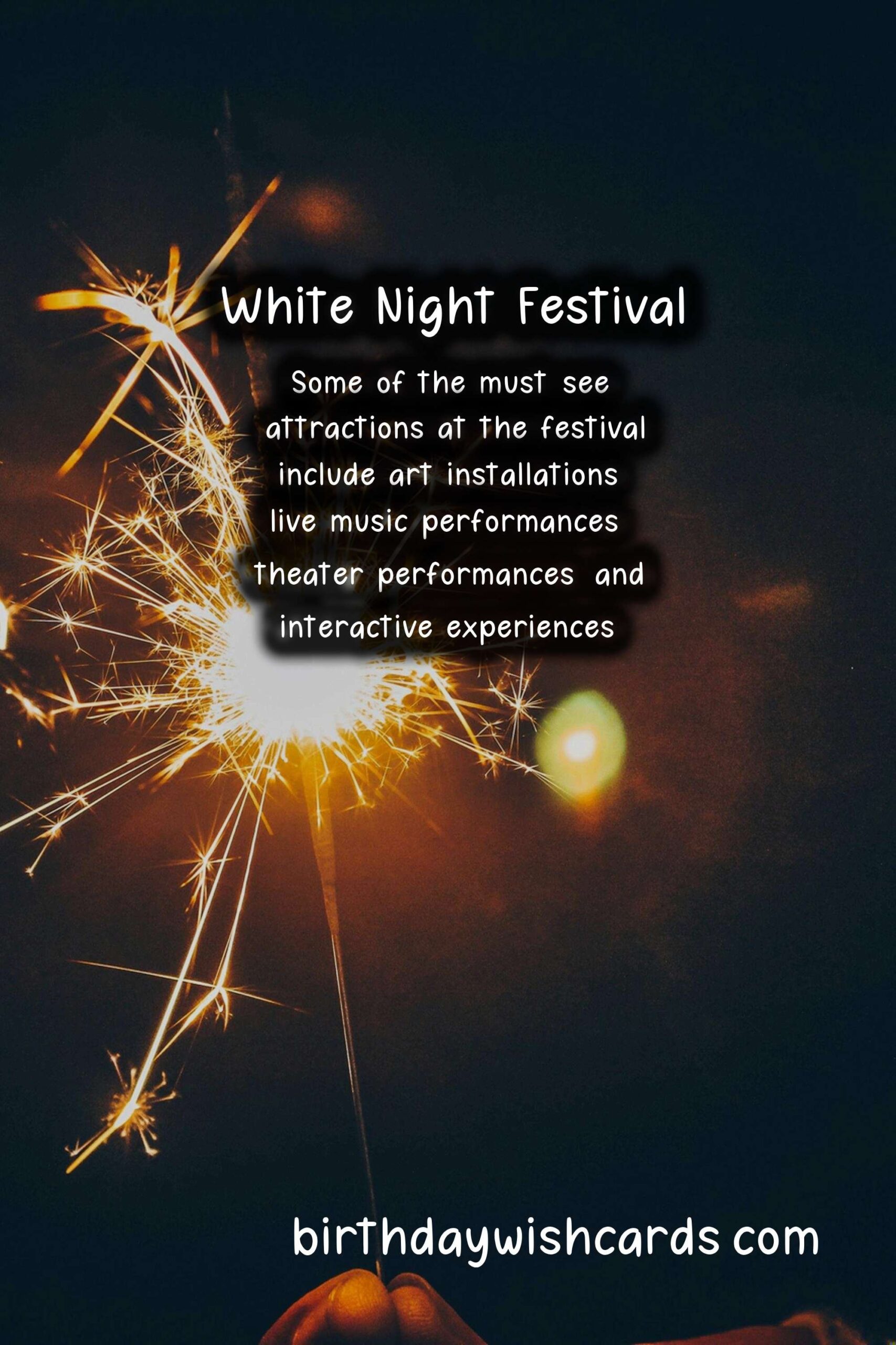 Celebrate September with White Night Festival