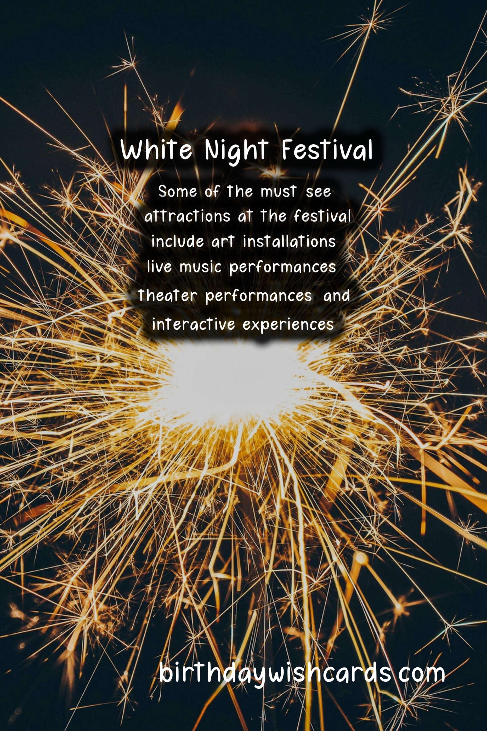 Celebrate September with White Night Festival