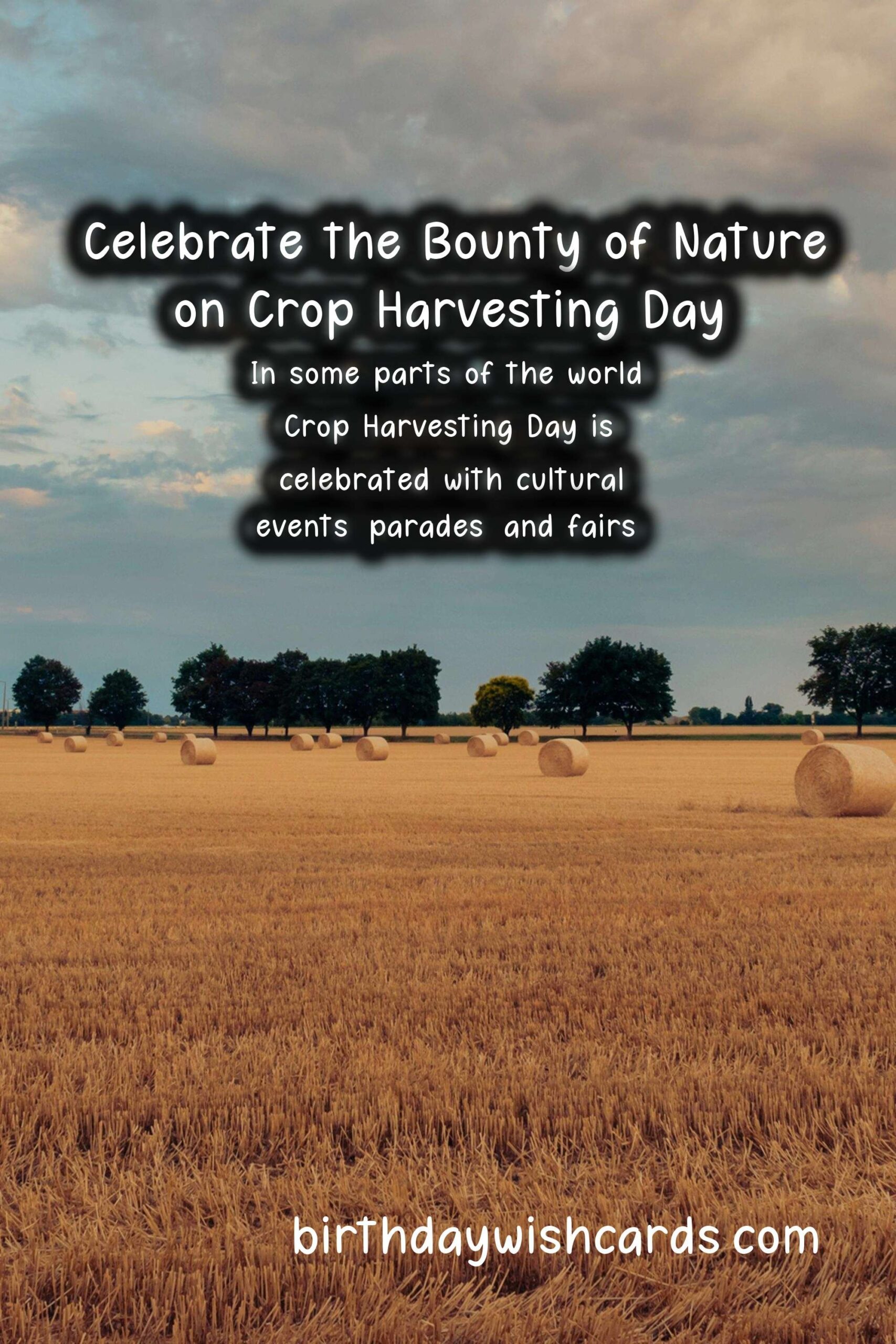 Celebrate the Bounty of Nature on Crop Harvesting Day