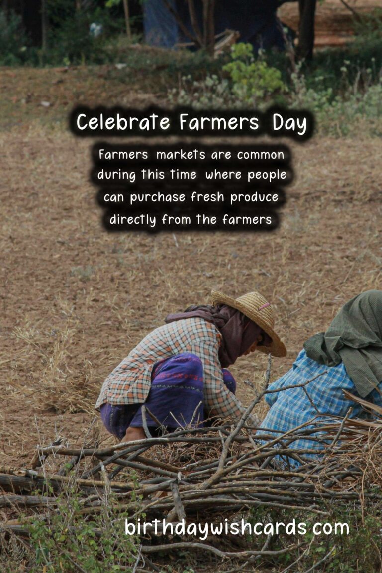 Celebrate the Hard Work and Dedication of Farmers on Farmers’ Day