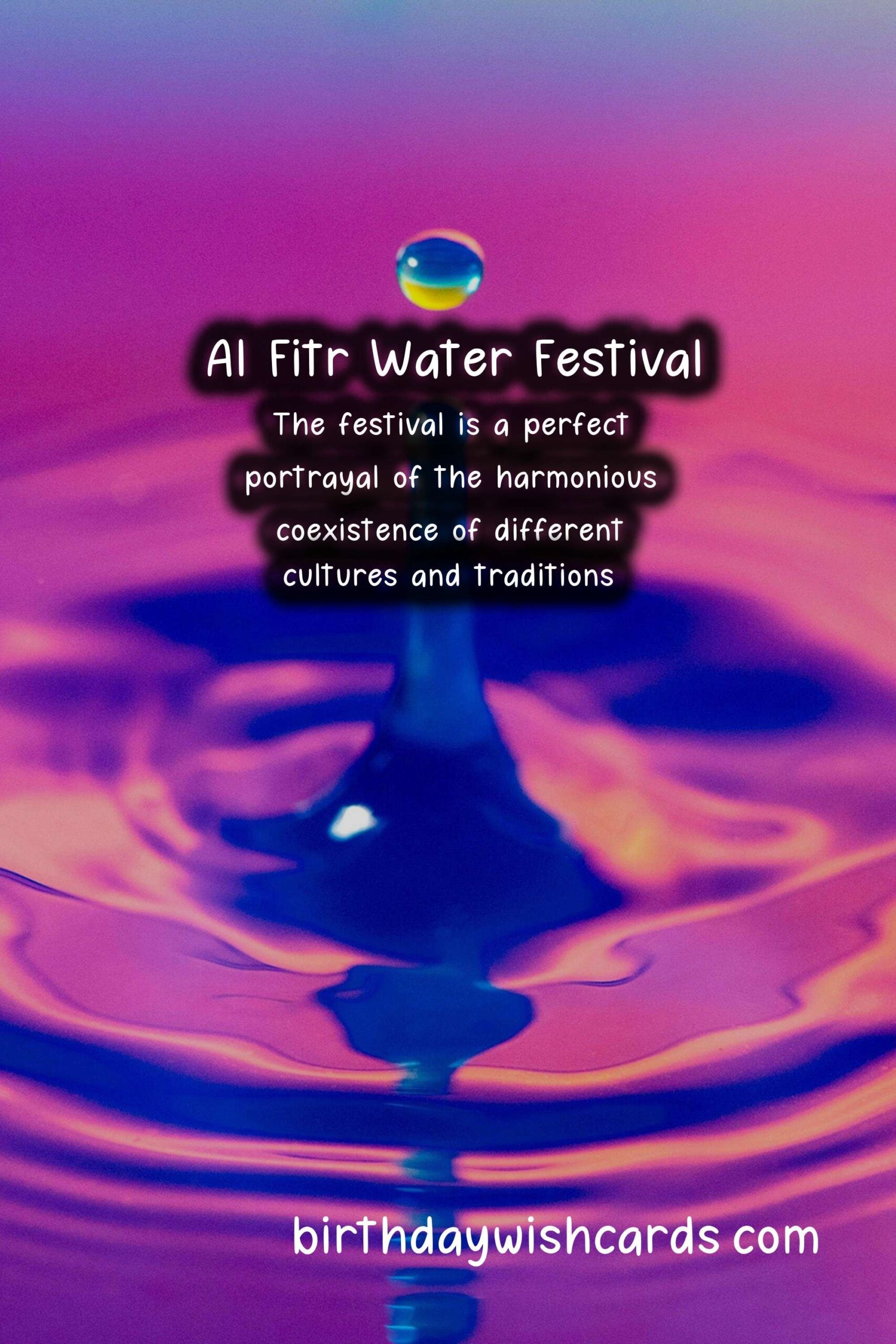Celebrate the Joyous Al Fitr Water Festival in October