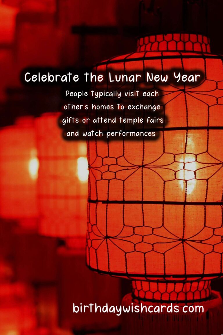 Celebrate the Lunar New Year: February 16-19, 2022
