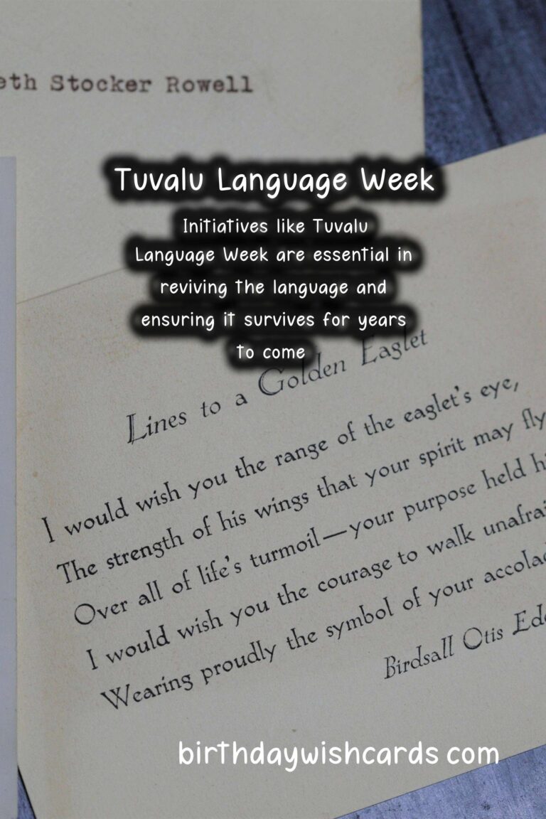 Celebrate the Tuvalu Language Week: A Tribute to the Culture, Heritage and Language