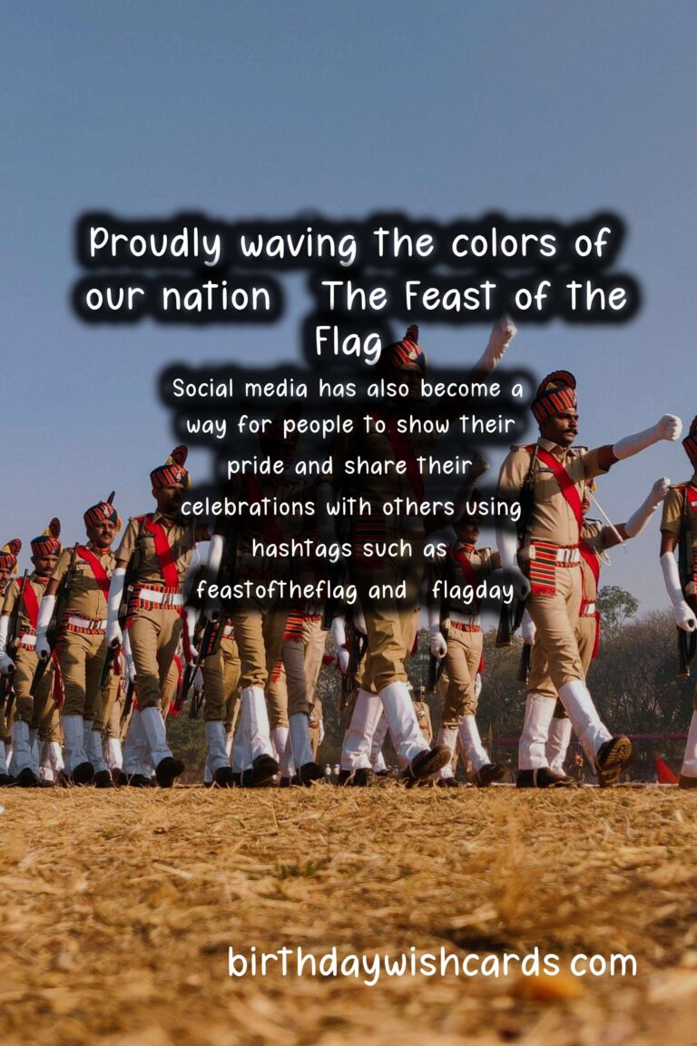 Celebrating Feast of the Flag: Commemorating Unity on the Third Sunday of July
